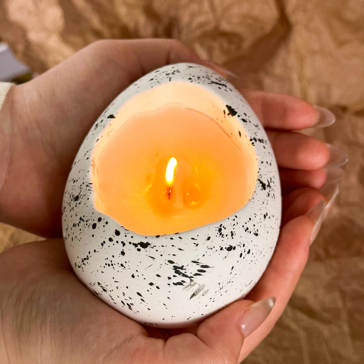 Ei Form Kerzenständer Silikon Form DIY Handgemachte Duft Aromatherapie Kerze Seife Epoxidharz Gips Form Home Craft Decora