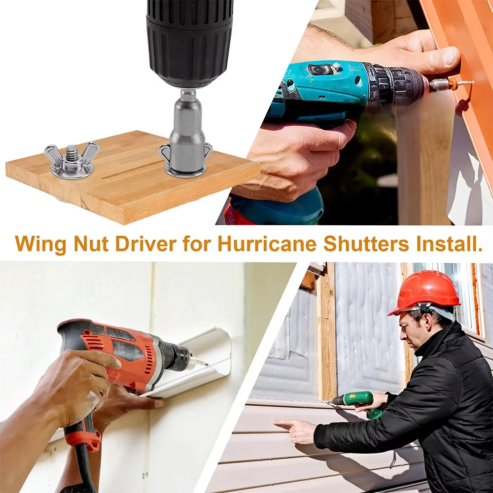 1 قطعة فراشة الترباس مفتاح بانة 65 مللي متر سداسية عرقوب مفك كهربائي الجوز محول مأخذ التوصيل أداة إصلاح لمختلف مسامير #6