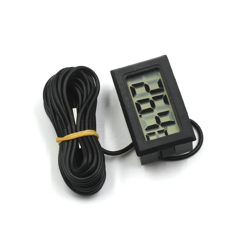 Black Digital Thermometer Fridge Freezer Temperature Meter 26% off Cable length 3m