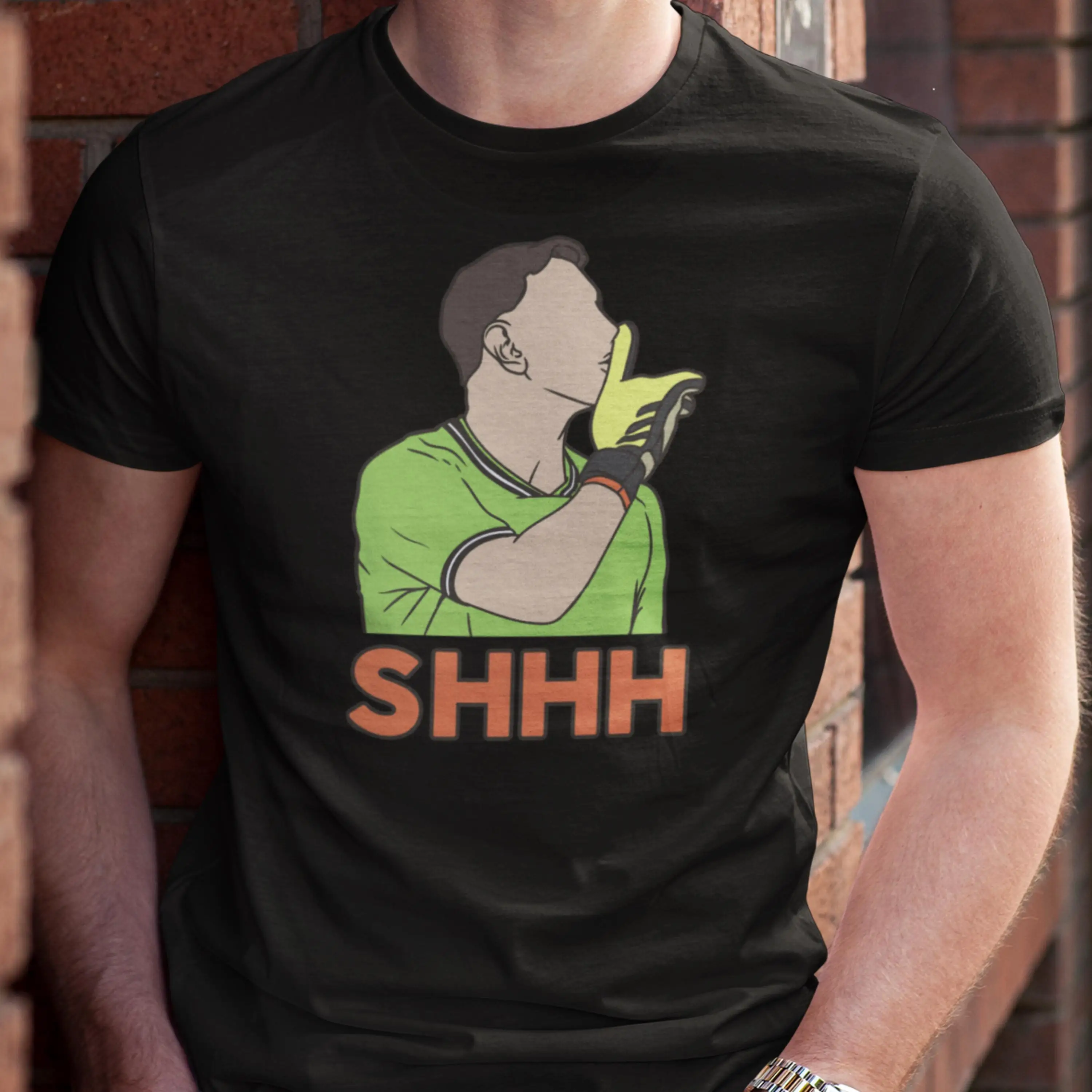 

Футболка Dibu Shhh Penalty King