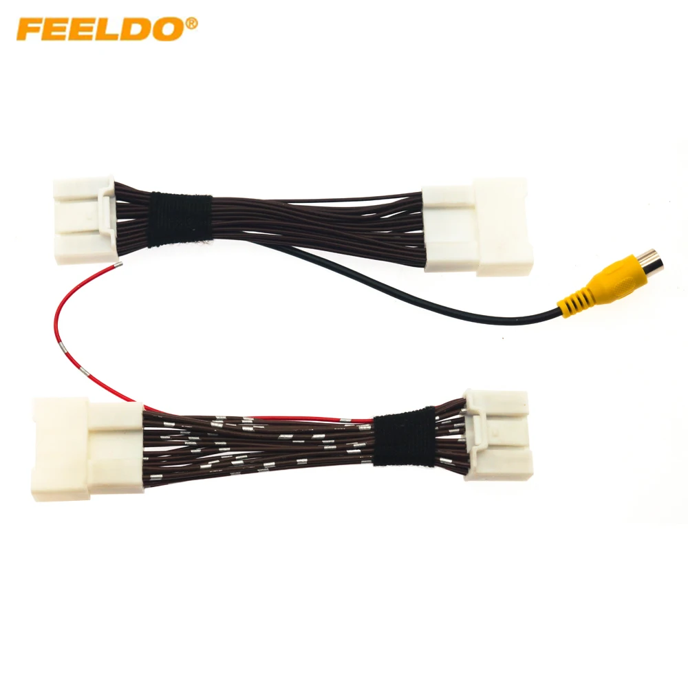 Car Reverse Camera Refit Adapter Cable For Toyota RAV4/Camry/Highlander/Corolla/Prado/Avalon/C-HR OEM Radio With 28/30pin Plug