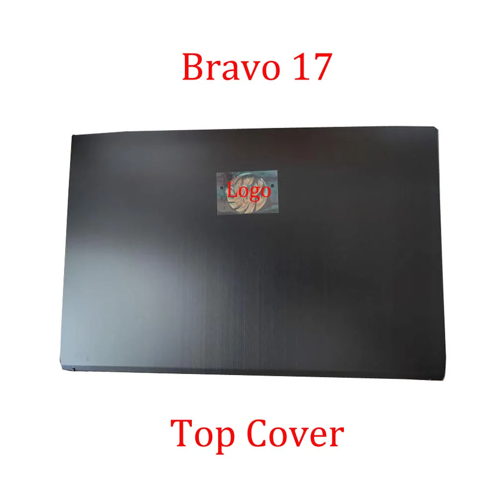 Black Laptop Top Cover Bezel PalmRest Bottom Case With Eagle Logo For MSI Bravo 17 D7V D7VE D7VF D7VEK D7VFK D7VFKP New