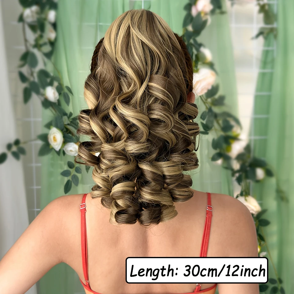 Women's Clip-In Ponytail Wig - Heat-Resistant Synthetic Hair with Extensions suitable for hair Types for Daily Use Parties
