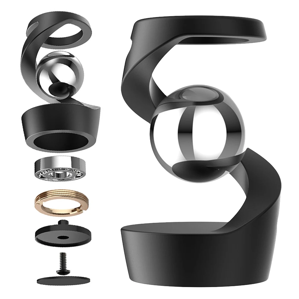 Schwerkraft trotzt kinetisches Schreibtischspielzeug Desktop hängendes Gyroskop Fidget Spinner optische Täuschung Schreibtischspielzeug für Büro-Schreibtischdekoration