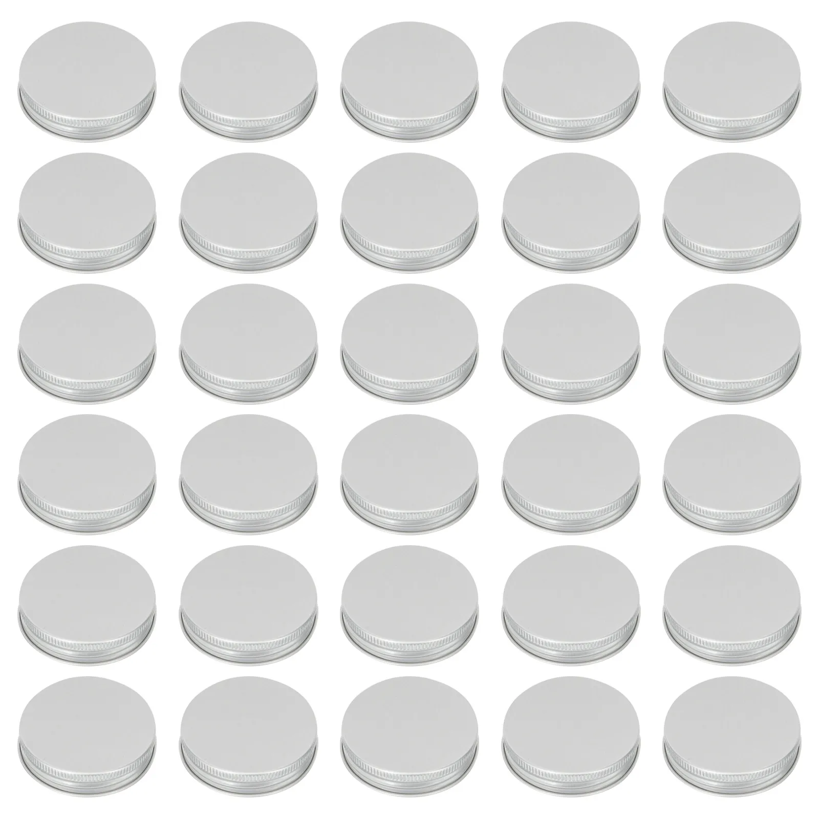 50Pcs High-Grade Aluminum Bottle Caps Threaded Screw Lids for Small Glass Bottles Mason Jars Juice Cups Milk Bottles Universal