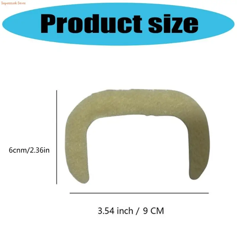 Q5WE Fake Mustaches Adhesive Novelties Fake Mustache,Fake Beard Mustache Cosplay