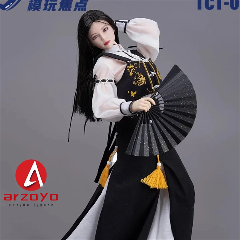 Toyscentre TCT-040 1/6 Song Dynasty Hanfu Model Ancient Chinese Clothing Fit 12'' TBL S16 Female Soldier Action Figure Body Doll