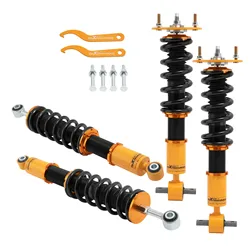 Front & Rear Coilovers Struts Shocks Conversion For Cadillac Escalade 2007-2013 Adjustable Height Coilovers Struts & Shocks