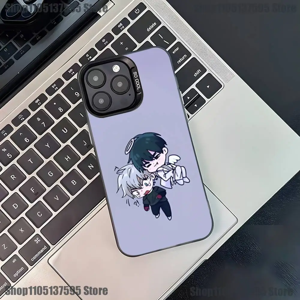 이반틸 에일리언 스테이지 폰 케이스 아이폰 17,16,15,14,13,12,11,프로,XS,맥스,플러스,미니,SE 블랙 캔디 매트 충격 방지 커버