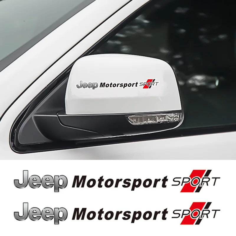 

4Pcs Car Body Decal Stickers Styling Emblem Accessories For Jeep Grand Cherokee Wrangler JK Gladiator Compass Renegade Patriot