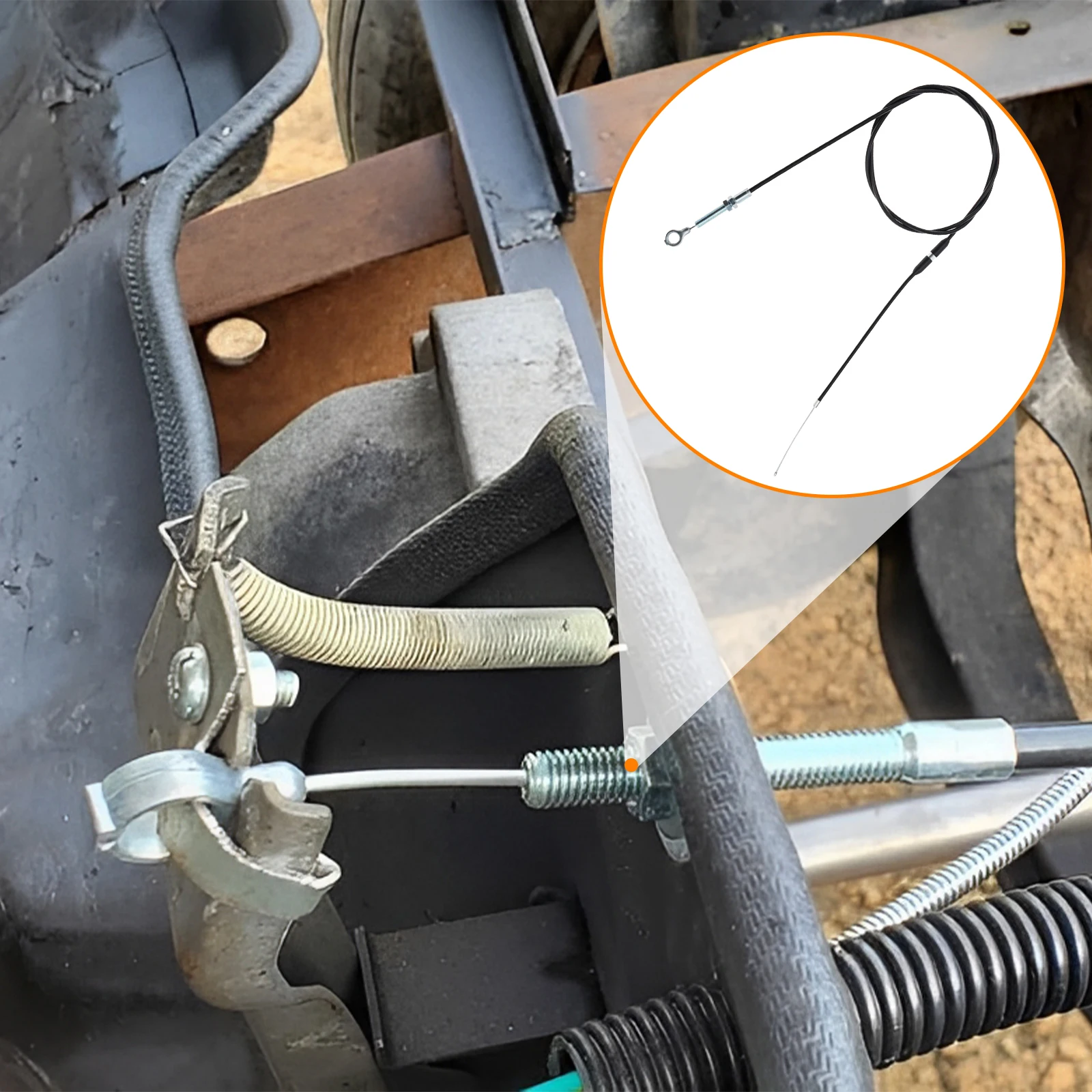 Universal 190cm Motorcycle Throttle Cable for 90cc 110cc 125cc 150cc 200cc 250cc Go Kart Mini Pit Dirt Bike Gas Scooter Buggy