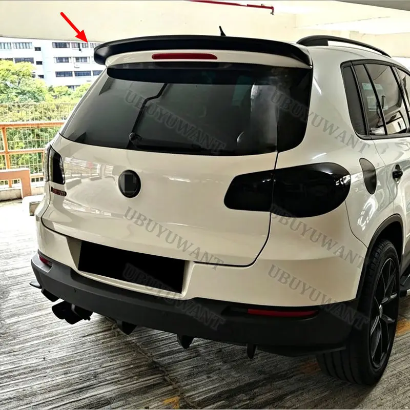 For VW Volkswagen Tiguan 5N GEN 1 Factory Style ABS Plastic Rear Trunk Wing Tail Car Body Kit Accessories 2007--2015
