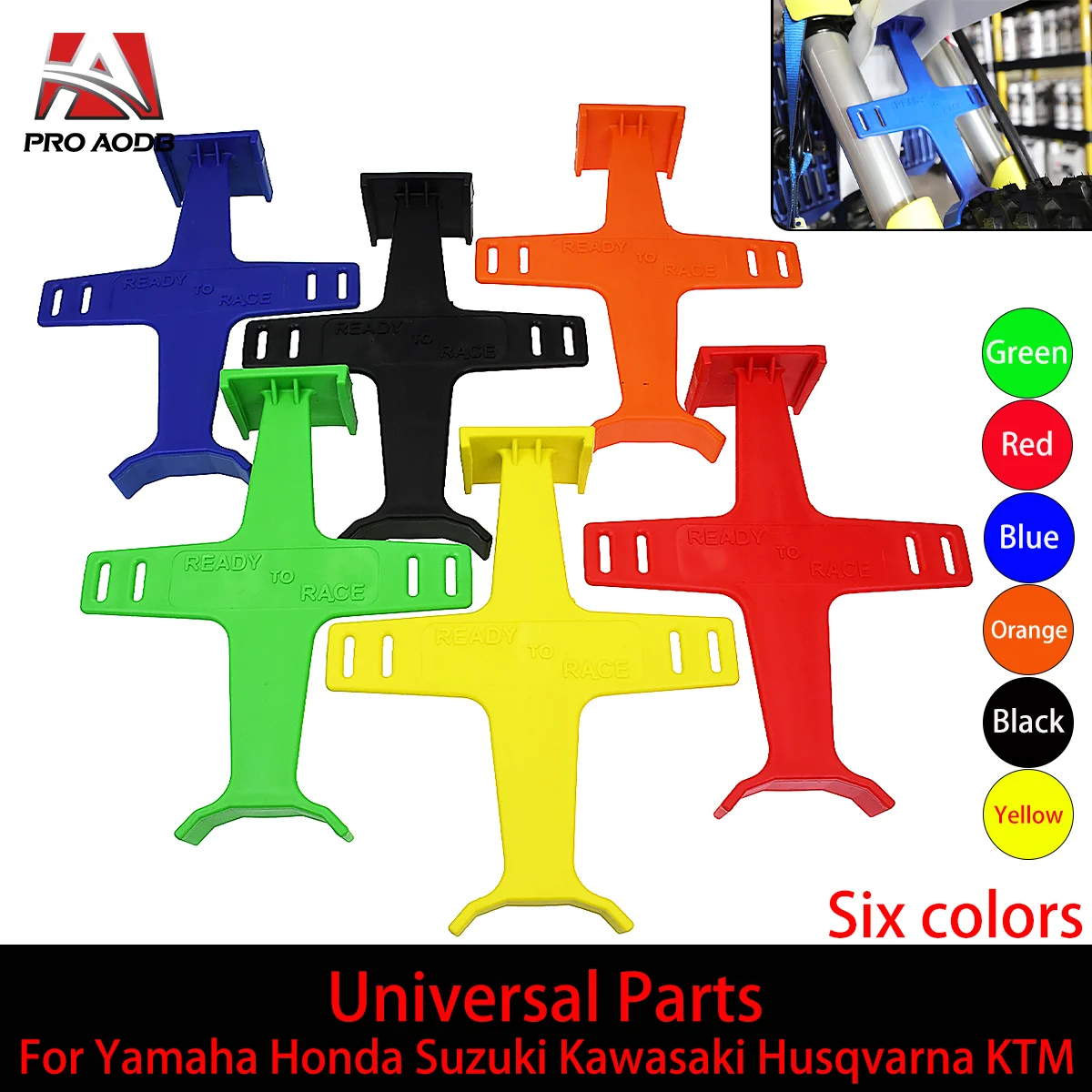 

Motorcycle 25CM Plastic Fork Support Brace For KTM Honda Yamaha KAWASAKI SUZUKI Husqvarna SX EXC YZ YZF 2020 2021 Dirt Bike