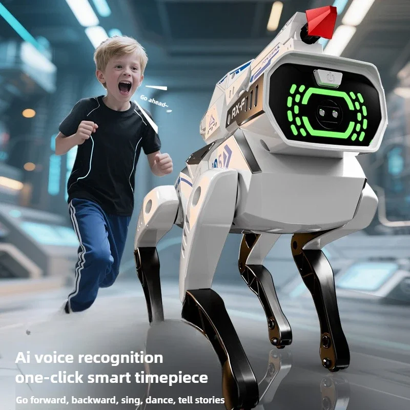 クールなもの おもちゃの車 面白いギフト - かわいい AI シミュレーション インテリジェント Rc ロボット犬、火災ソフト弾丸 Rc カー、男の子用おもちゃ、Rc クローラー