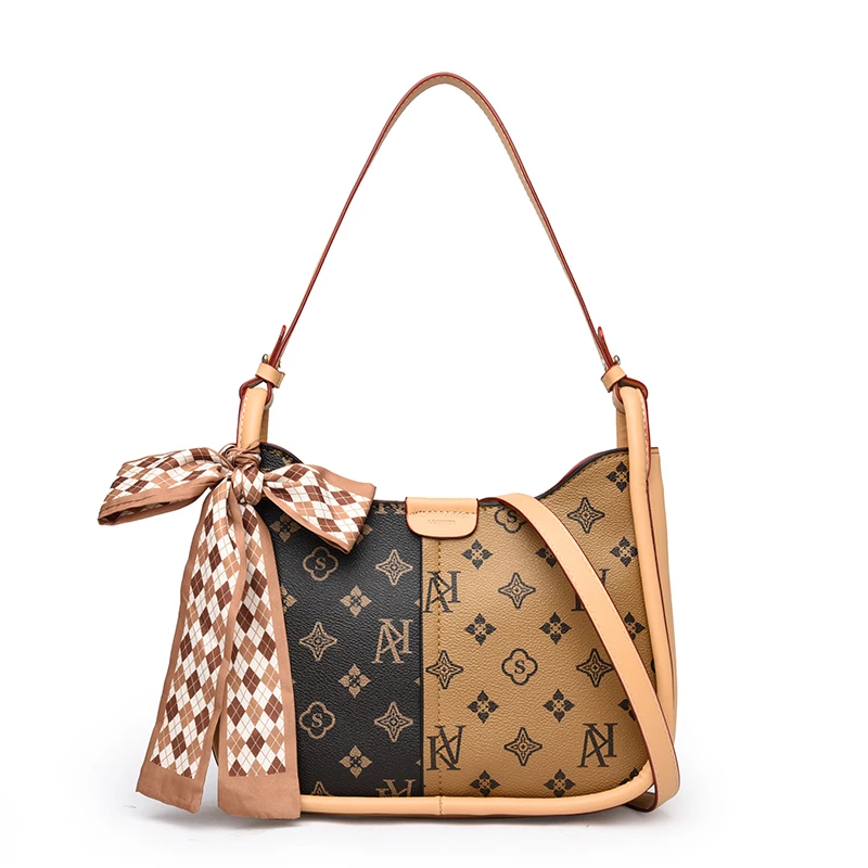 

Chic Ladies Leather Shoulder Bag With Detachable Strap Handbags Collection By Famous Designer Brand