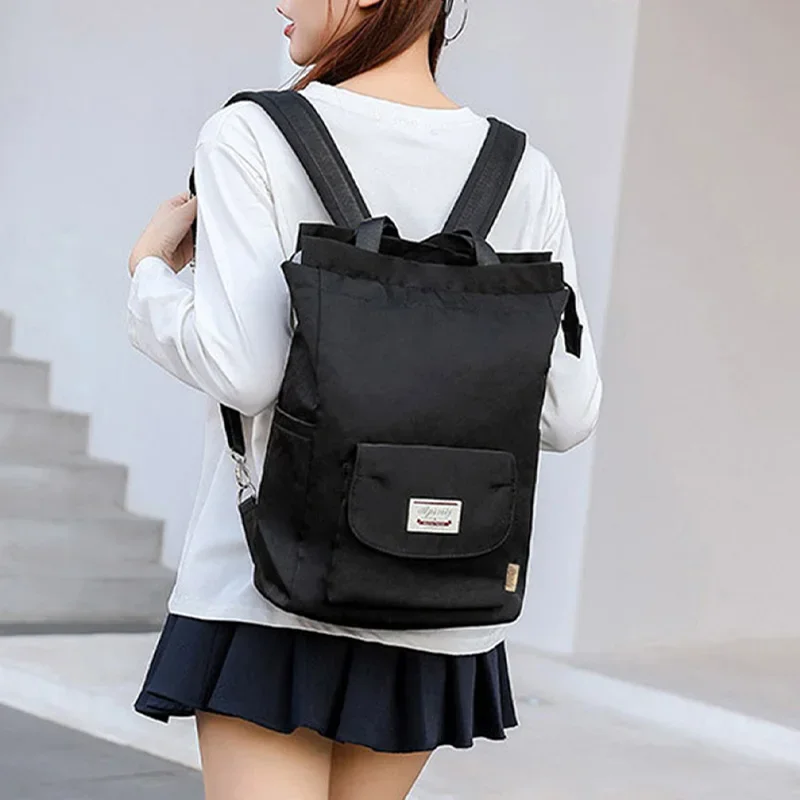 Women backpack Waterproof Stylish Laptop Backpack 13 13.3 14 15.6 inch Korean Fashion Oxford Canvas USB College Backpacks bag 가방