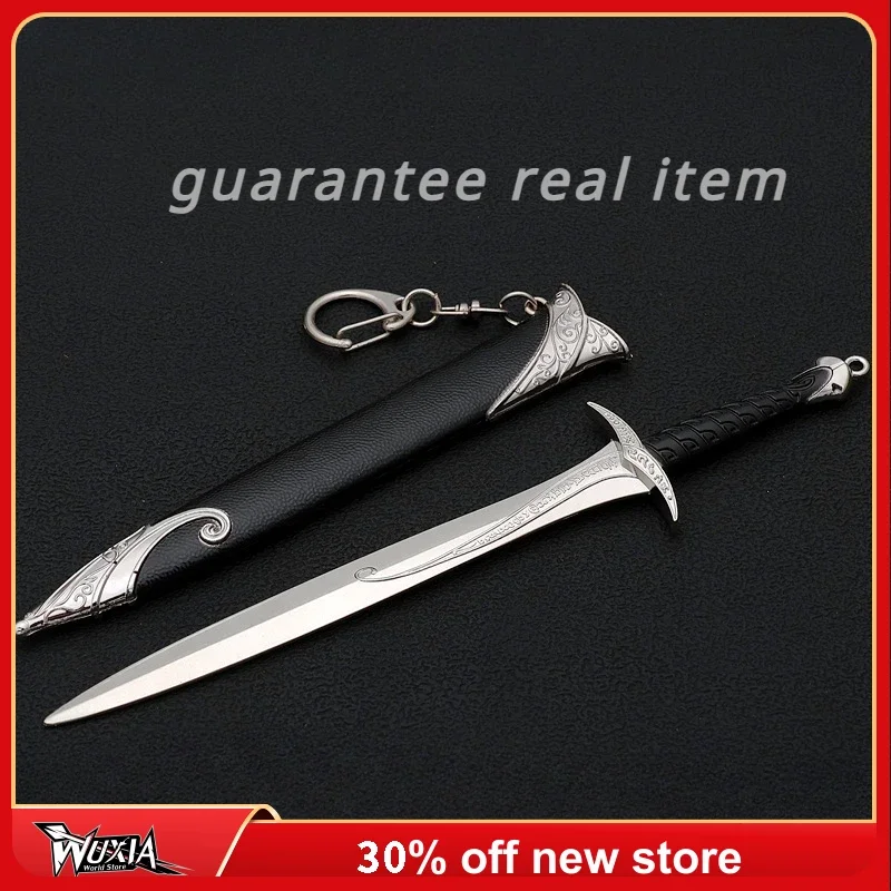 

22CM Elf Sting Hobbit Ian McKellen Frodo Baggins Middle-earth Weapon Keychain Ornaments Collection Desktop Display Gift Toys
