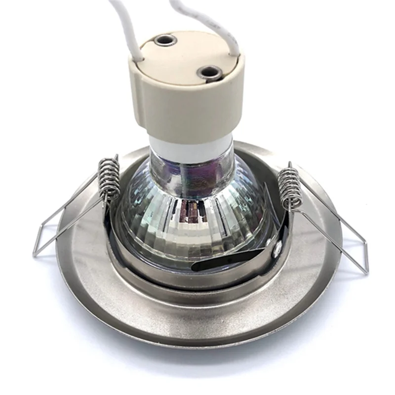 AT19-MR11 Bulb Holder Recessed LED Spotlights Frame High Quality Ceiling Light Adjustable Led Holders Cutout 45Mm
