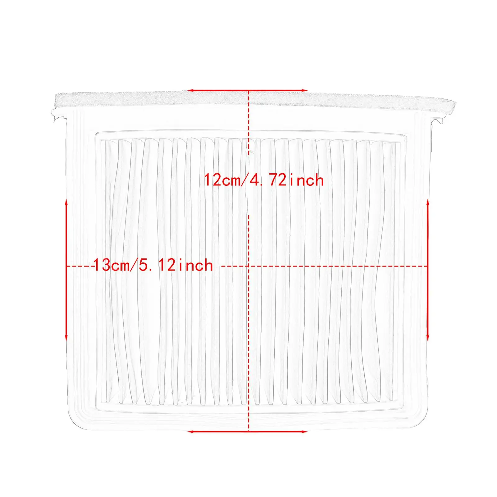 Intake Cleaner Motorcycle Air Filter HFA5005 for Kymco Xciting 500 R I ABS 2012 2013 Premium Replacement