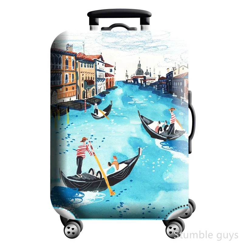 

Elastic Stretchy Suitcase Cover Protective Anti-Scratch Durable Luggage Sleeve Sturdy For Vacation Trips 18-32 Inch