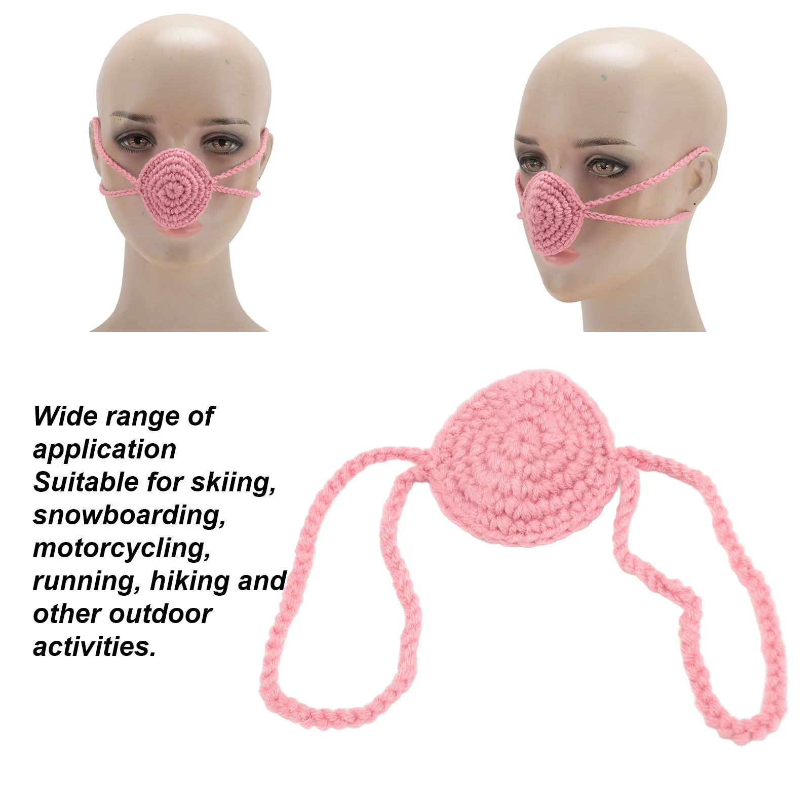 Nose Warmer Comfortable Fit Breathable Soft Lightweight Skin Friendly Nose Warmer Nose Cover for Snowboarding for Motorcycling