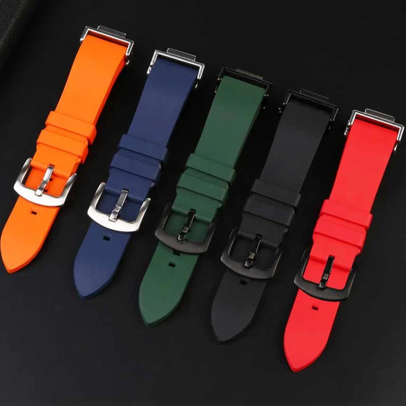 

DW-5600 GW-B5600 GW-M5610 Modified Rubber Watch Band For Casio Small Square Fluoro Silicone Strap Waterproof Breathable Bracelet