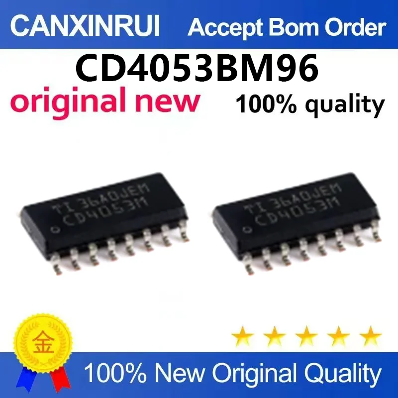 （5pcs-100pcs）Brand new original CD4053BM96 silk screen CD4053M patch SOIC16 multiplexer chip