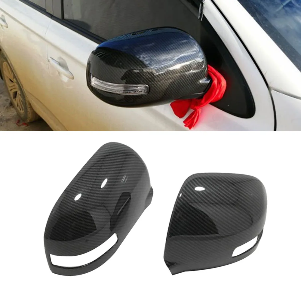 

Carbon Fiber Car Rear View Mirror Cover Trim for Mitsubishi Outlander 2013 2014 2015 2016 2017 2018 2019