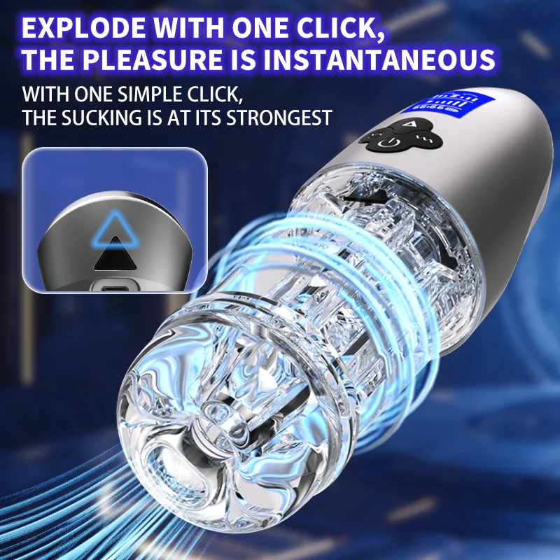 

Automatic Male Penis Pump Masturbator LCD Display Masturbation Cup 10 Vibrating Modes 7 Sucking Pocket Pussy Sex Toys For Men