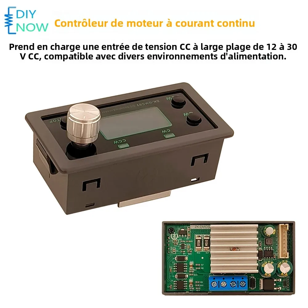 Contrôleur de moteur DMC02 DC 12-30V, commande avant/arrière, communication série TTL avec régulation de vitesse à temporisation du moteur