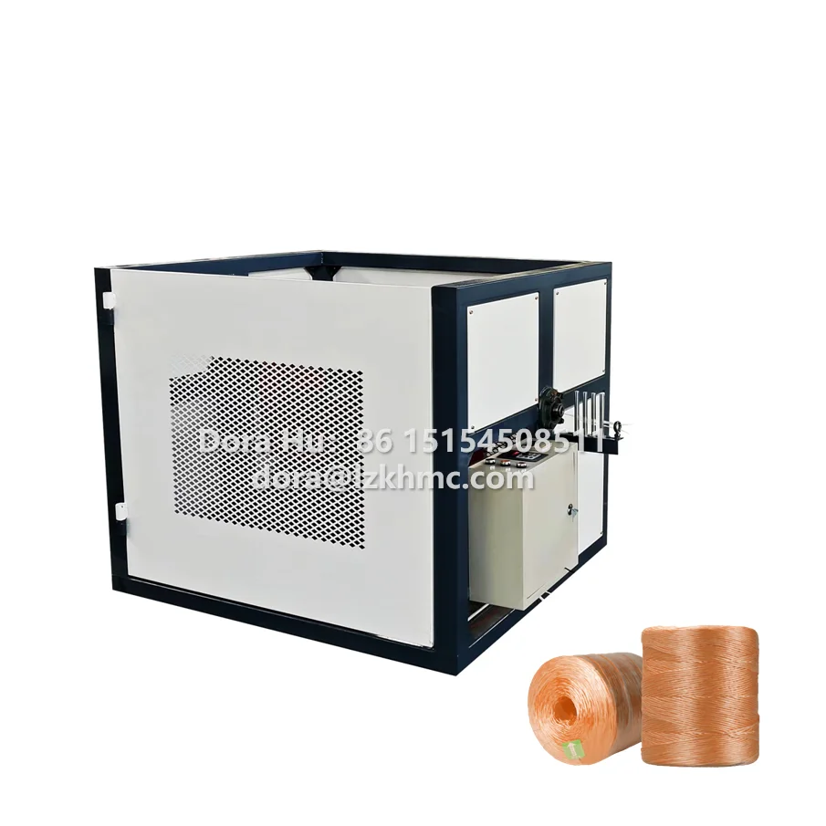 Pp Twine Twisted Rope Spool Winding Machine Inflow Twister Machine