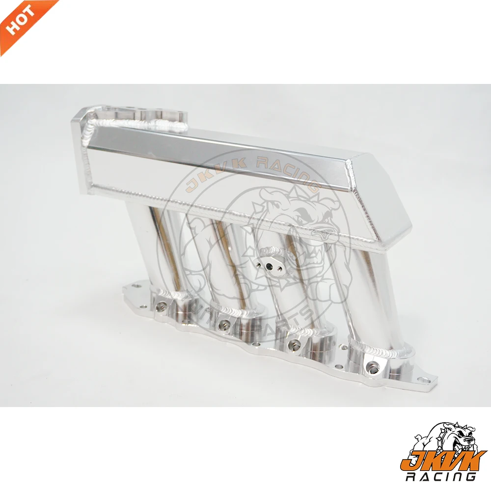 JKVK RACING مشعب سحب الألومنيوم H على d a Ci v ic B16 B18 مع مشعب سحب قضيب الوقود #3