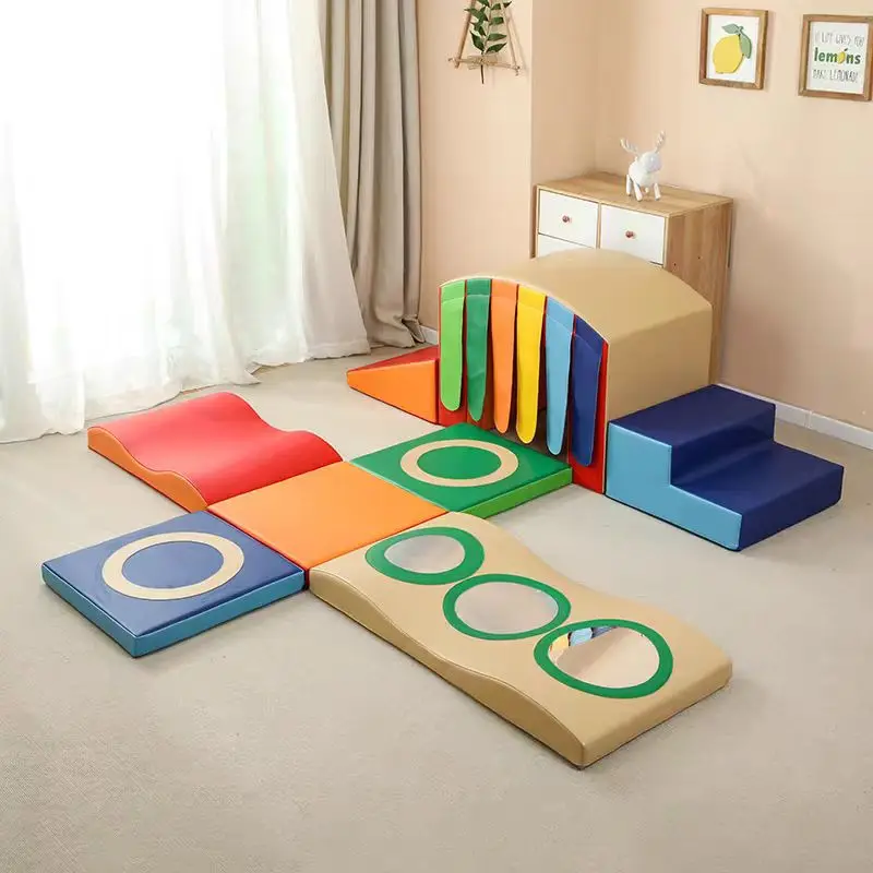 Direct Factory Wholesale Customized Soft Indoor Playground Set Kids Step Climbing Equipment Sensory Training Balance Amusement