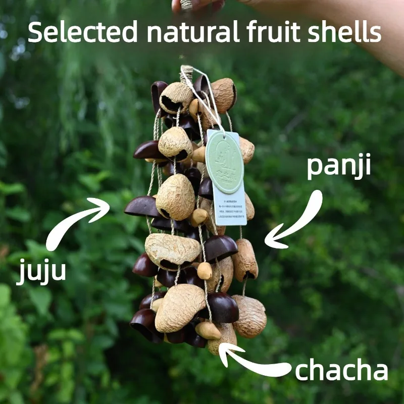 Nutshell Bell Hand Bell Meditation Sound Healing Handbell Natural Plant Indonesian Music Accompaniment Sound Therapy Instrument