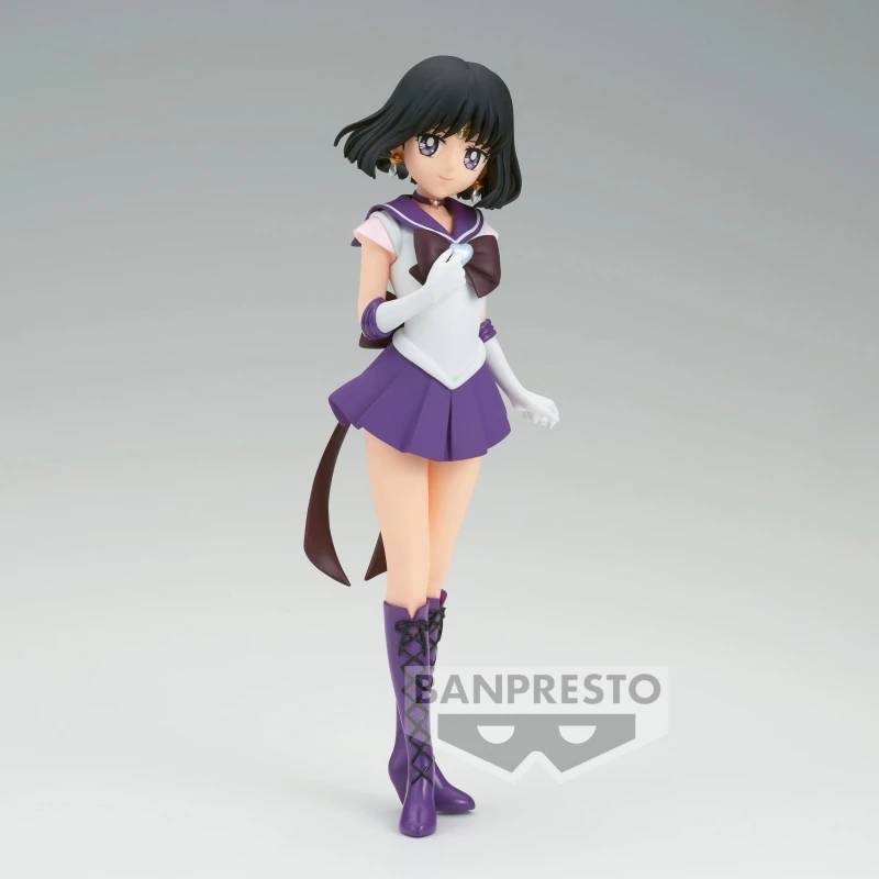 

Bandai Original 18Cm GLITTER＆GLAMOURS Super Sailor Saturn Action Figure Toys For Kids Gift Collectible Model Ornaments