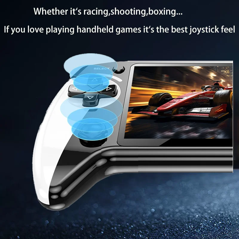 وحدة تحكم ألعاب محمولة X9، شاشة 5.5 بوصة، 1500 مللي أمبير، مشغل ألعاب فيديو قديم، شحن من النوع C، مشغل ألعاب إلكتروني، أركا كبيرة