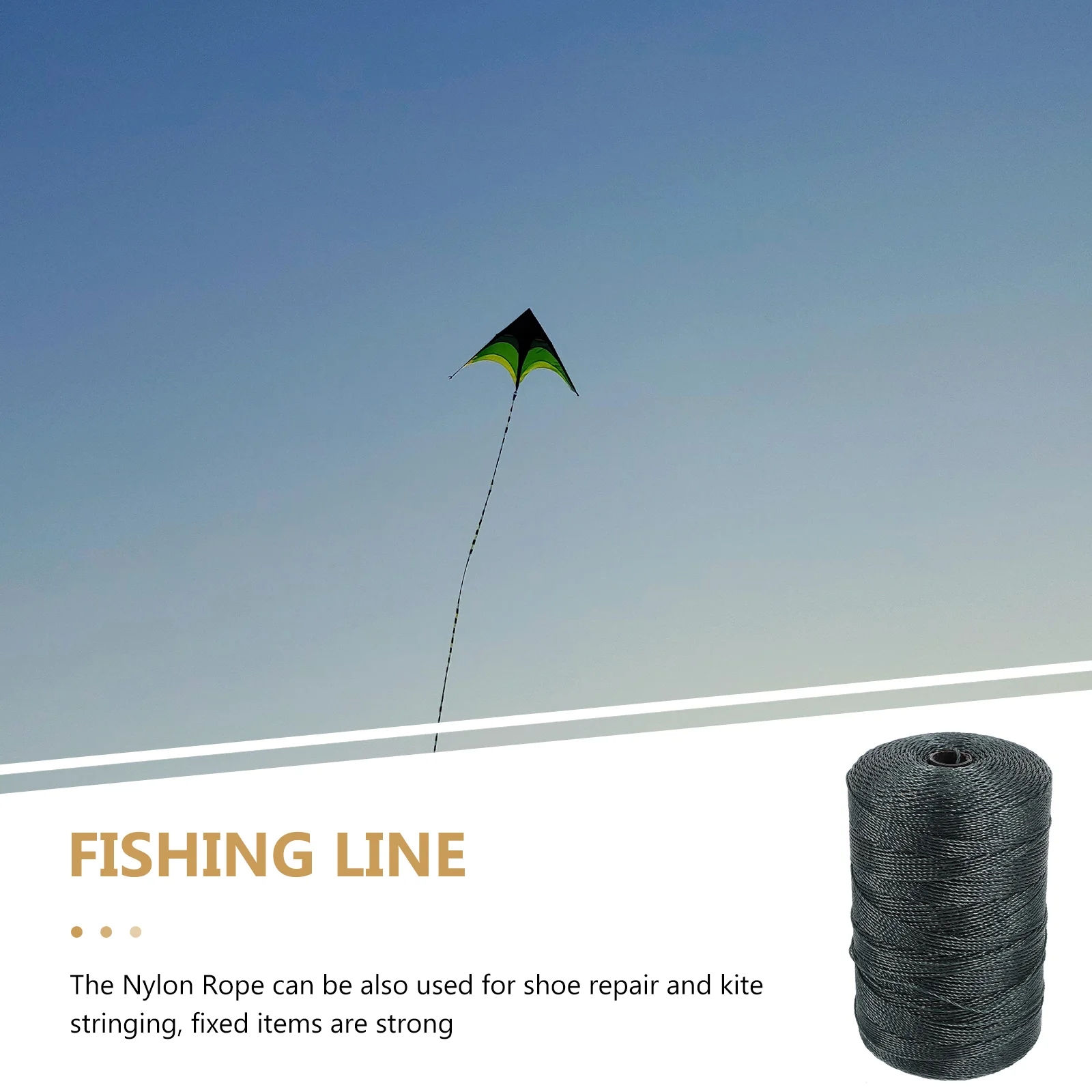 1 Roll Fishing Net Multi use Nylon Twine Rope Braided Heavy Duty Multipurpose Kite String Outdoor Supplies