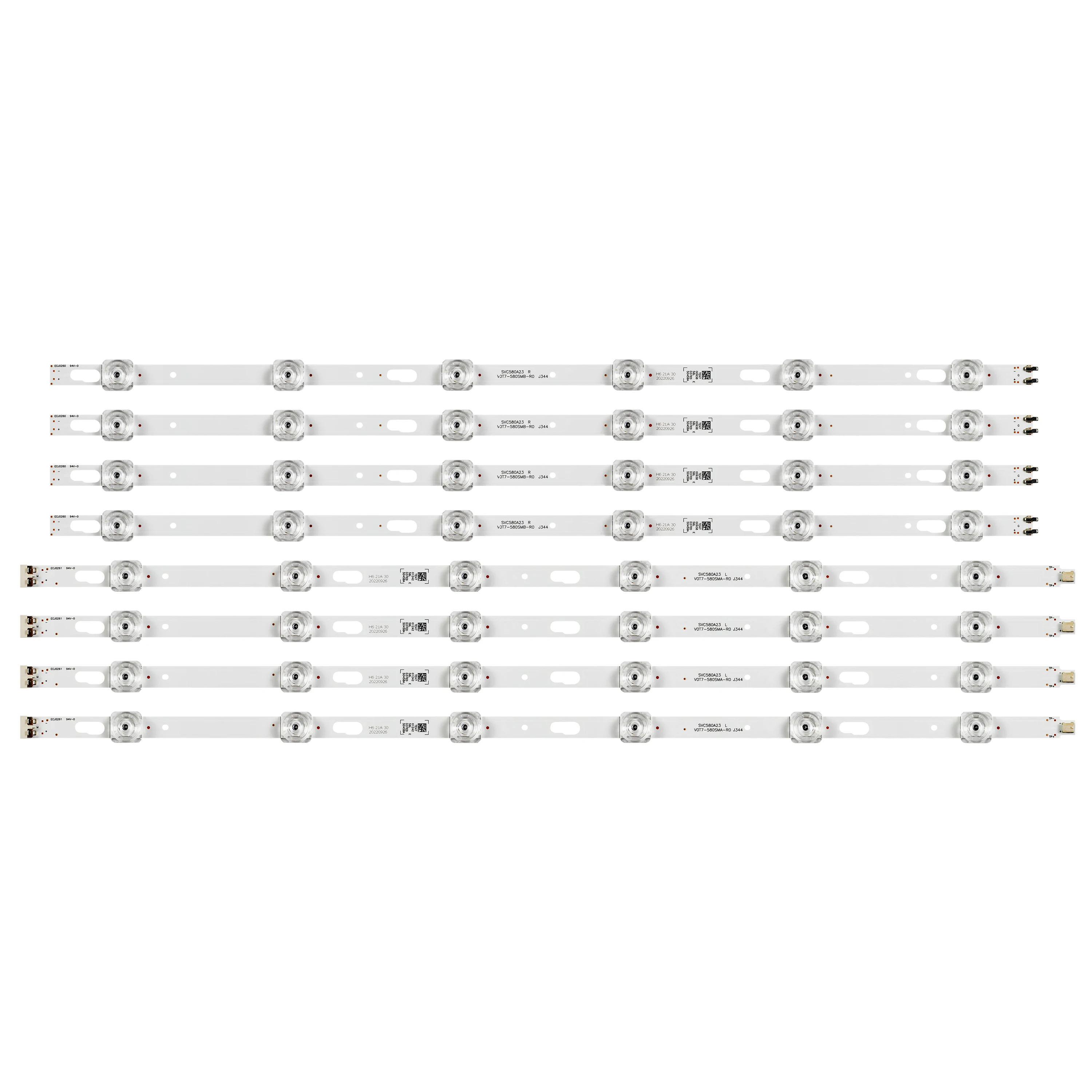 LED backlight For Samsung UN58TU7100 UN58TU7000 UE58TU7100 UE58TU7000 UN58TU7020 BN96-50458A BN96-50459A UN58TU6900 UN58TU8000F