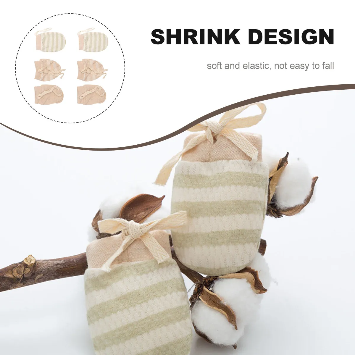 

3 пары варежек для новорожденных от царапин, детские перчатки из натурального хлопка, защита для нежной кожи, теплые уютные чехлы для рук малышей, унисекс