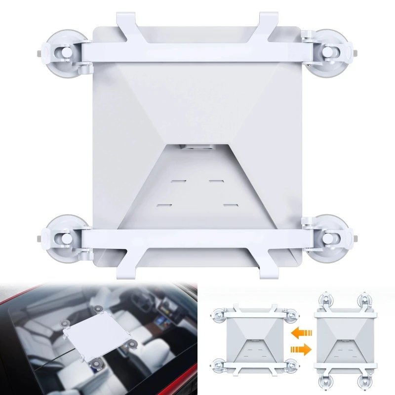 Starlink Mini Adhesive Bracket is suitable for car, camper van, roof window or window satellite installation kits for road trips