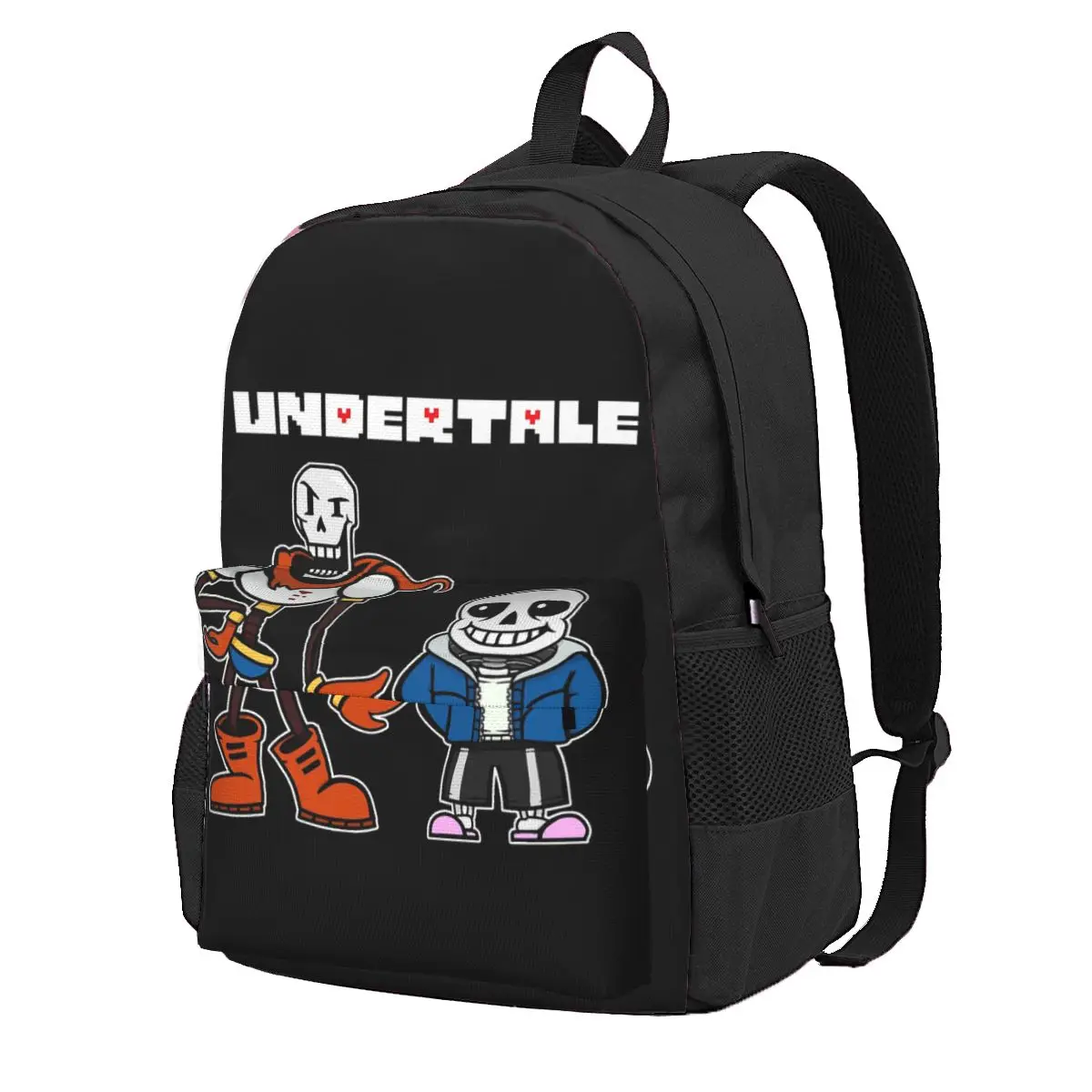 

Game Undertale Art Papyrus Sans Student Backpack School Bag Hiking Travel Daypack for Boys Girls Fashion Bookbag Shoulder Bags