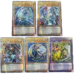 1Pcs/Set Yu Gi Oh Cards E-HERO Flame Wingman Blue-Eyes White Dragon Anime Game Characters DIY Collection QCSER Flash Cards Toys