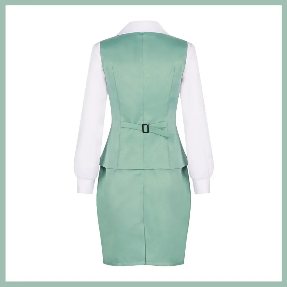 CosplayAnime SPY×FAMILY Yor Forger Yor Briar Cosplay Costume Thorn Princess Wig Green Work Uniform Skirt Adult Woman Sexy Daily