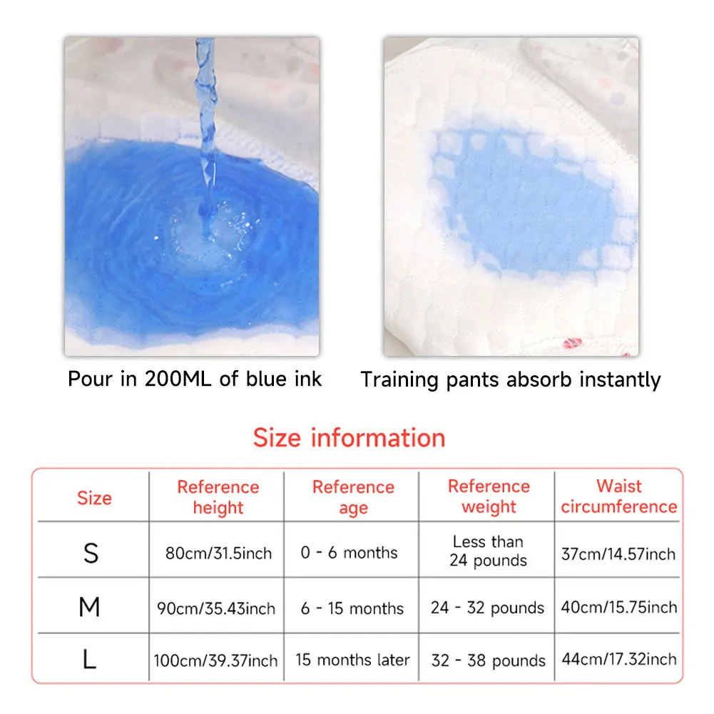 3 個キャンディーカラー新生児トレーニングパンツ夏ベビーショーツ洗える少年少女布おむつ再利用可能なおむつ幼児パンティー