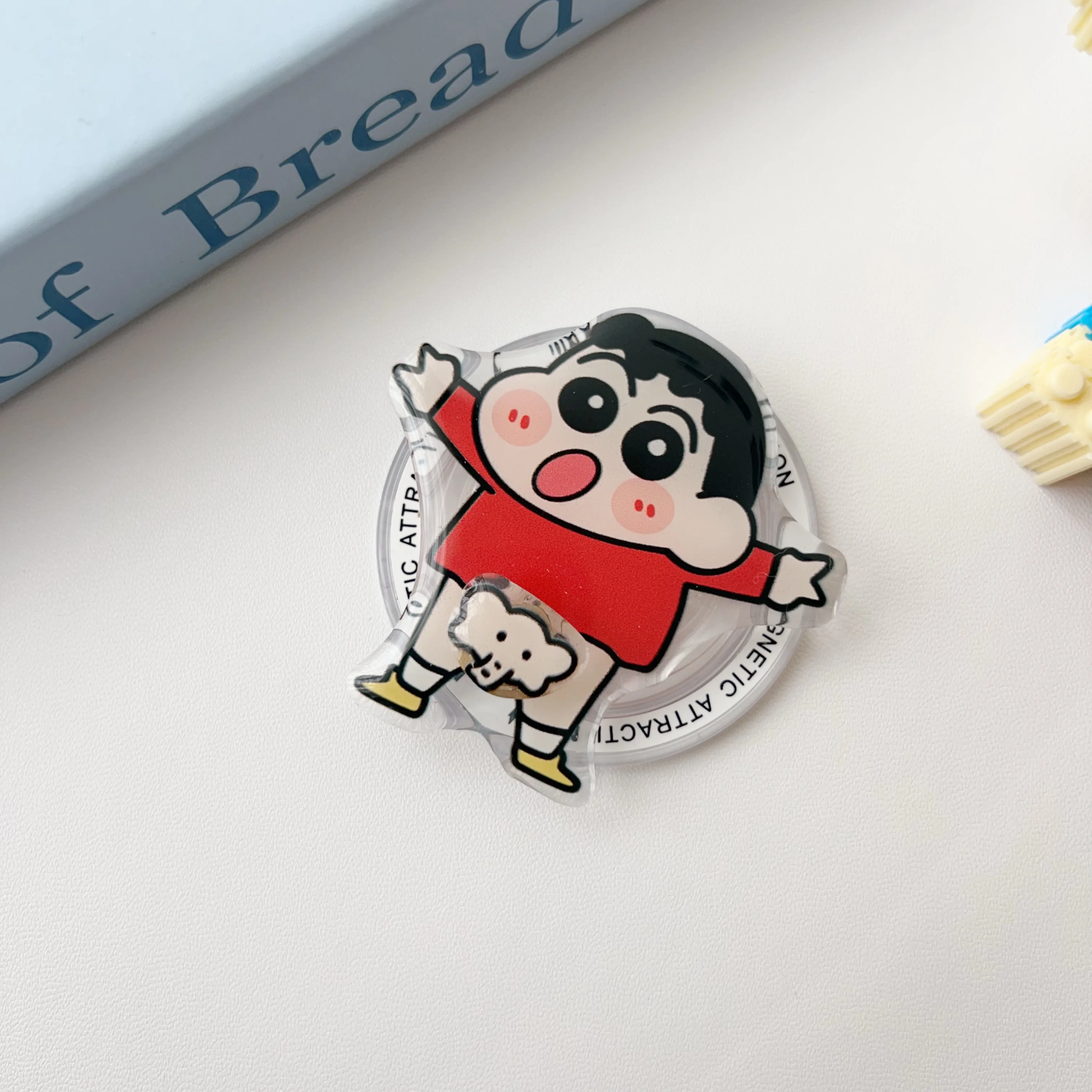 かわいい漫画アニメの磁気携帯電話ホルダー、iPhoneや磁気携帯電話ケースに適しています