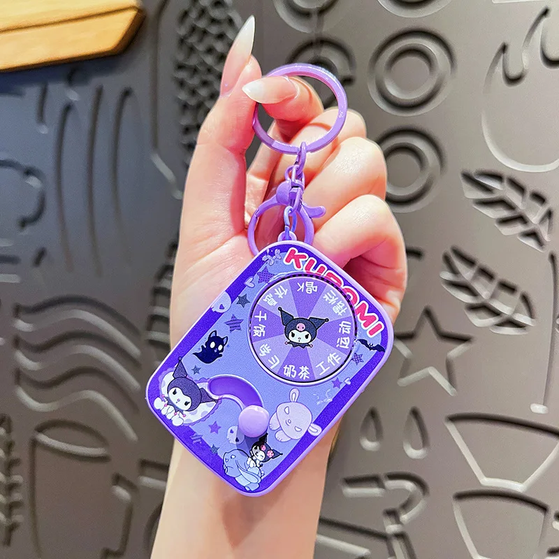 พวงกุญแจซานริโอ้ เฮลโล คิตตี้ ซีรีส์ Turnaround น่ารัก สไตล์ซินนามอโรล สำหรับกระเป๋าเป้แฟชั่น ของขวัญเทศกาล