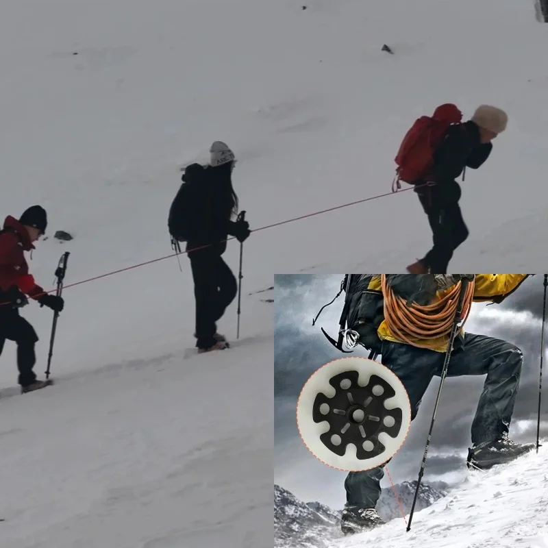 Treking hýl severská chodit tyčinka hýl nastoupit náhrada alpenstock outdoorové kempovat túra ochránce čepice kování guma materiál