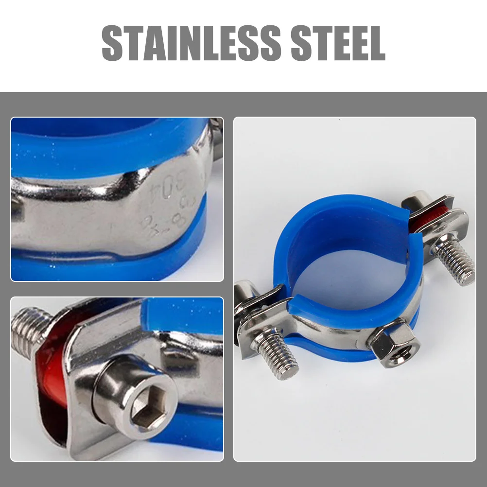 

2pcs Office Chair Saver Plastic Stainless Steel Adjustable Clamp Fix Sinking Chairs Replacement Home Office Use Tube
