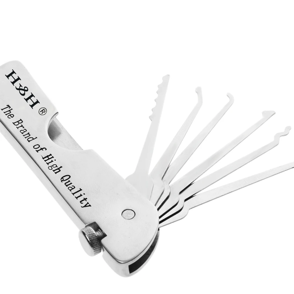 1-10PCS 2 In 1 Decodificatore Chiave In Acciaio Inox O-ring Pickup Kit di Riparazione Gancio di Precisione E Pickup Strumento Mano Gancio Disponibile Manette