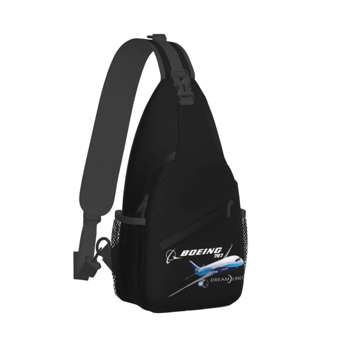 

Boeing 787 Dreamliner Crossbody Sling Bag Men Women Chest Bag Boeing Shoulder Backpack Daypack for Travel Hiking Cycling Bag